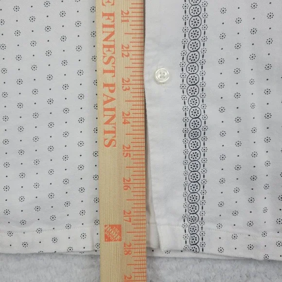 Abercrombie & Fitch Shirt Mens Medium Patterned Button Up Long Sleeve Casual - Picture 4 of 9